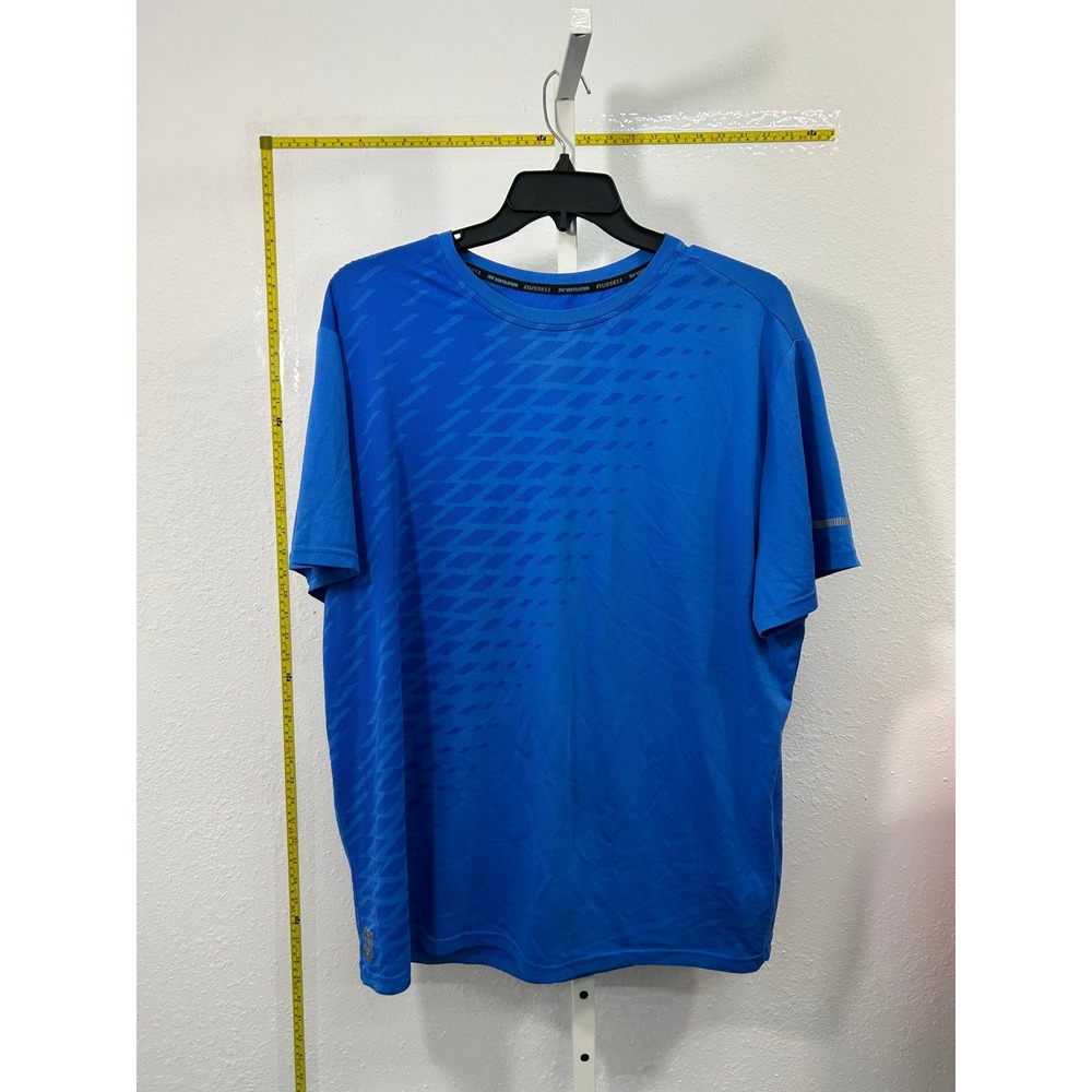 Russell Athletic 360 Ventilation Blue Graphic Performance T-Shirt Mens XL